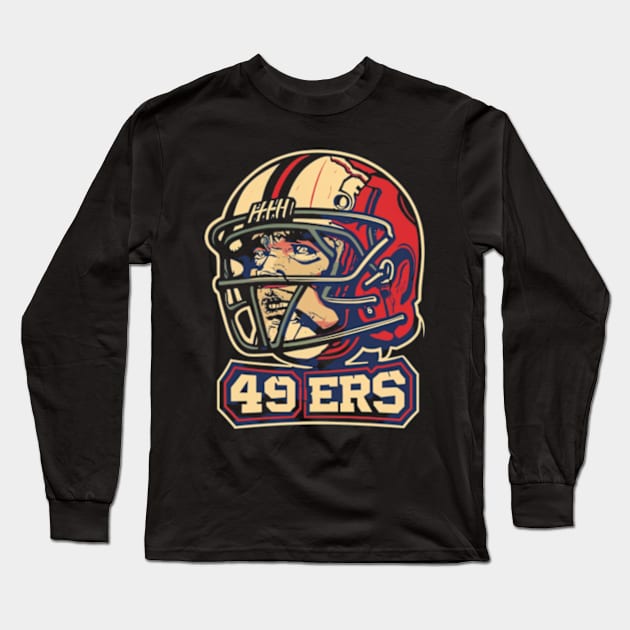 49 ers victor design,go niners Long Sleeve T-Shirt by Nasromaystro